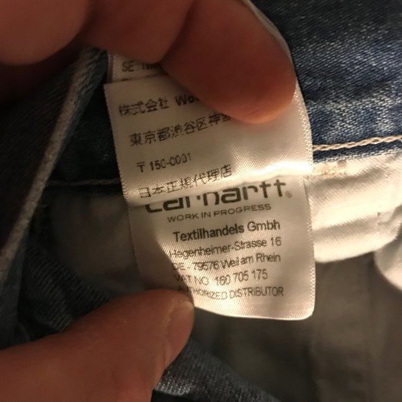 Carhartt WIP Ruck Single Knee Pants - Blue Light True Washed - 30 (fits like 31) - Picture 5 of 5